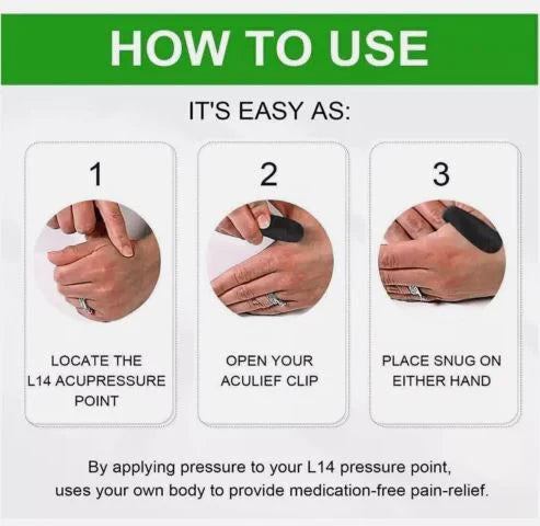 LI4 Acupressure Clip for Sugar Balance & Wellness