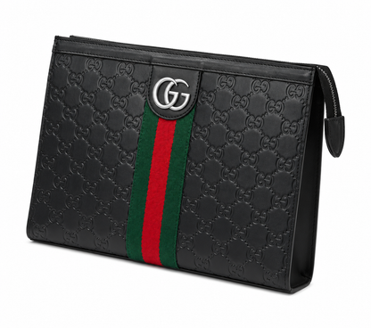 Gucci GG Embossed Leather Bag
